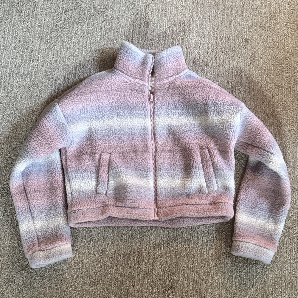 AEO Cropped Sherpa Jacket